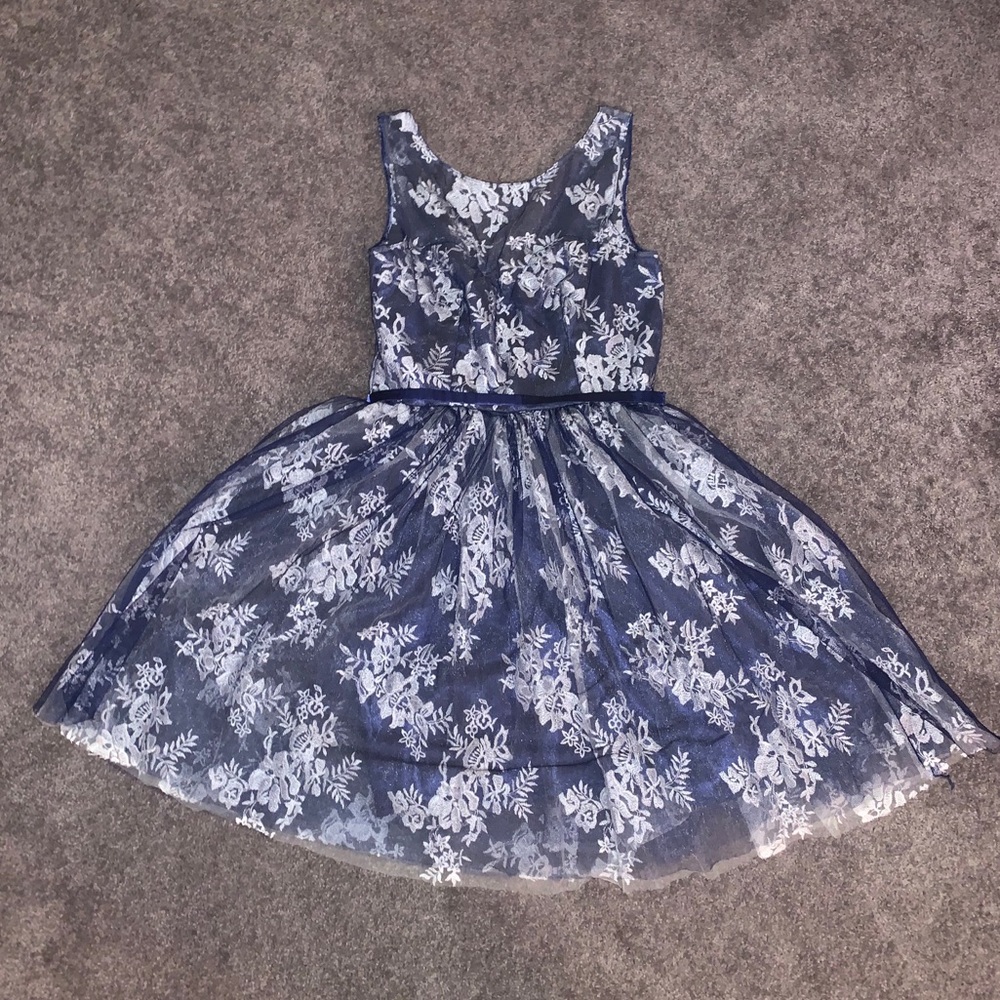 PromGirl Blue Party Dress